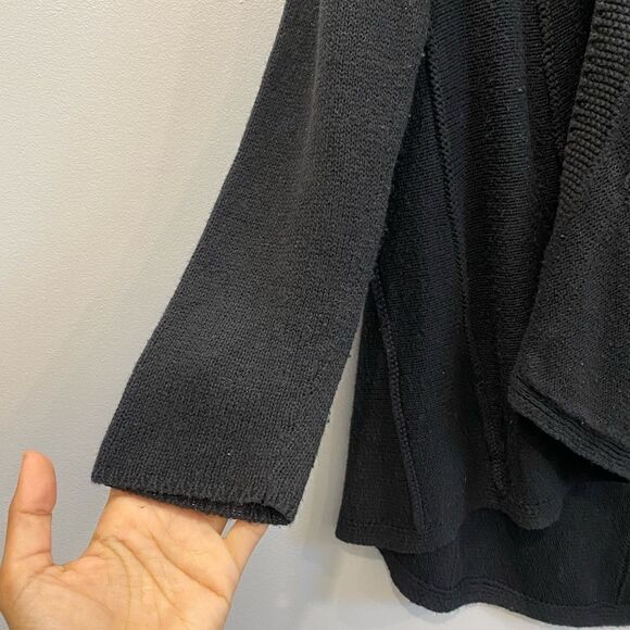 Angel Of The North Knit Open Black Cardigan - Picture 2 of 7